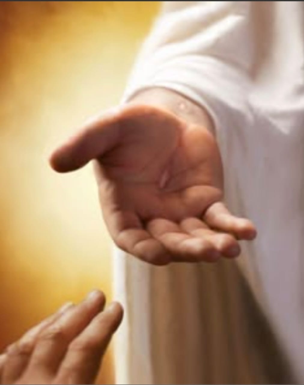 EIS QUE A MÃO DO SENHOR  NÃO ESTÁ ENCOLHIDA