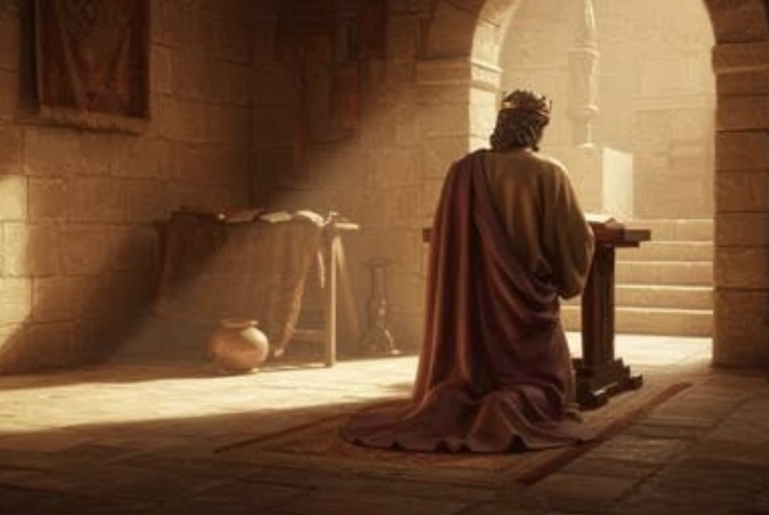 DAVI, NA SUA EXTREMA TRISTEZA, RECORRE A DEUS E CONFIA NELE