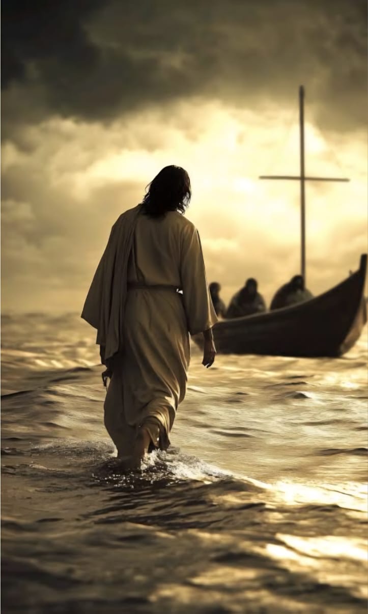 JESUS ANDA SOBRE AS ÁGUAS